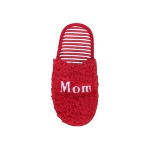 NWT Macys‎ Family Pajamas Red Soft Sherpa Mom Slippers Gift Stocking Stuffer